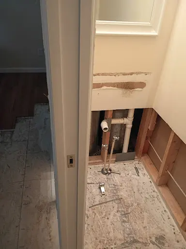 Restoration equipment on a Miami job