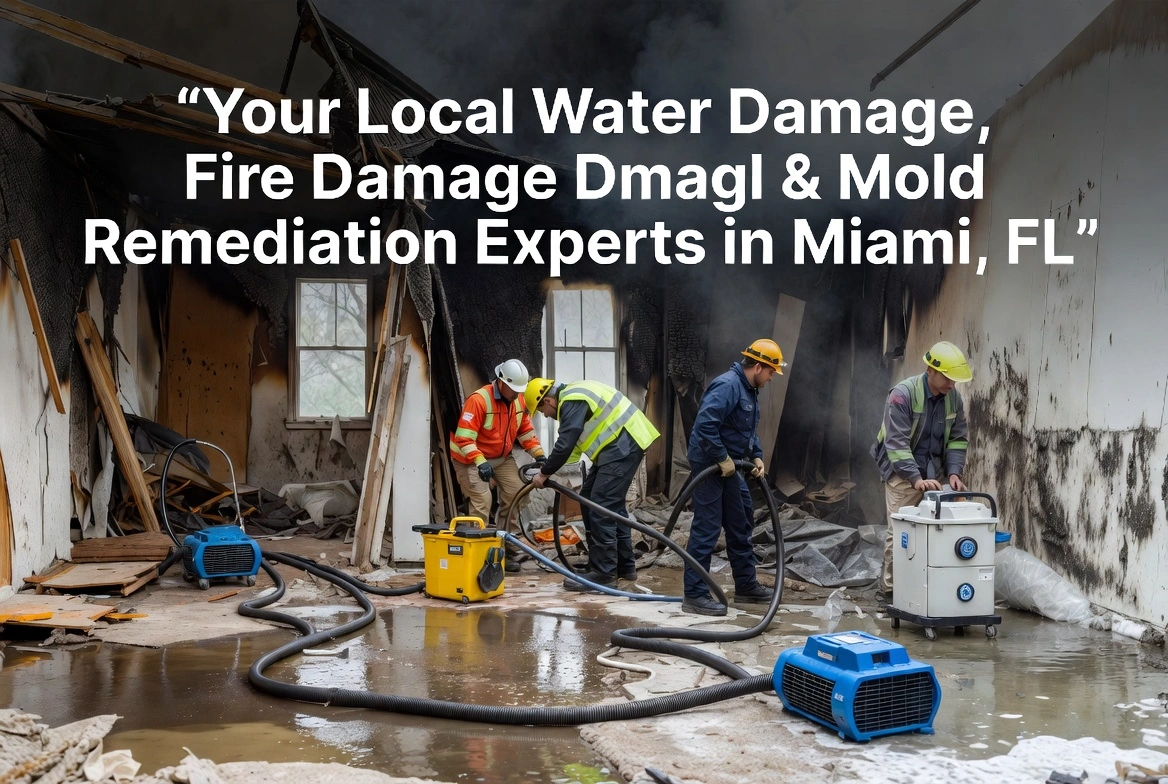 Your Local Water Damage, Fire Damage & Mold Remediation Experts