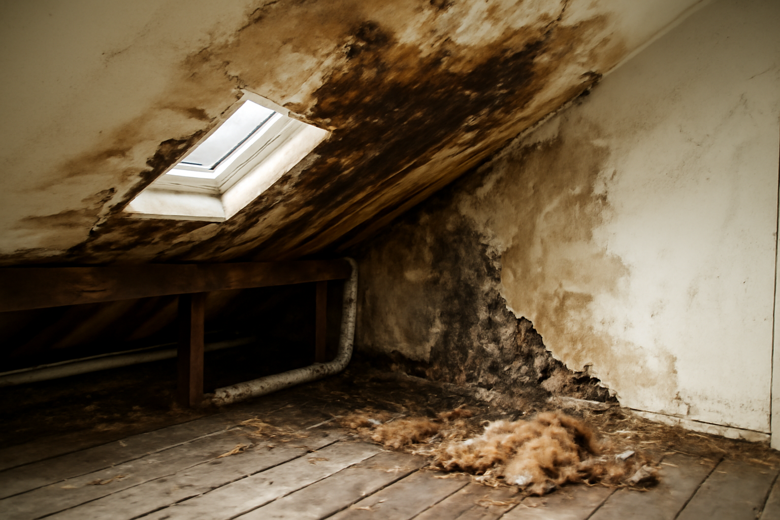 Attic Water Damage Restoration in Hialeah Gardens, FL