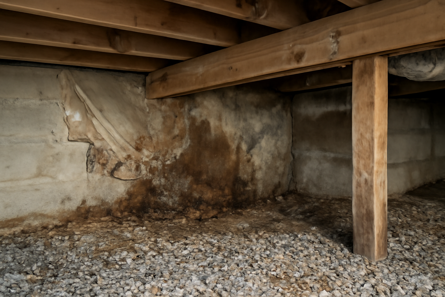 Crawl Space Water Damage Repair in Country Club, FL