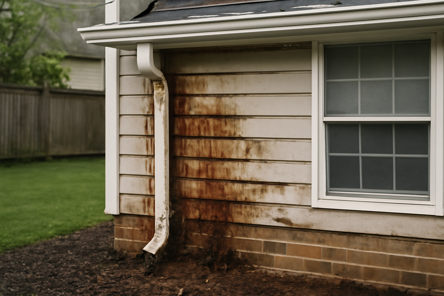 Gutter Overflow Water Damage Restoration in Hialeah, FL