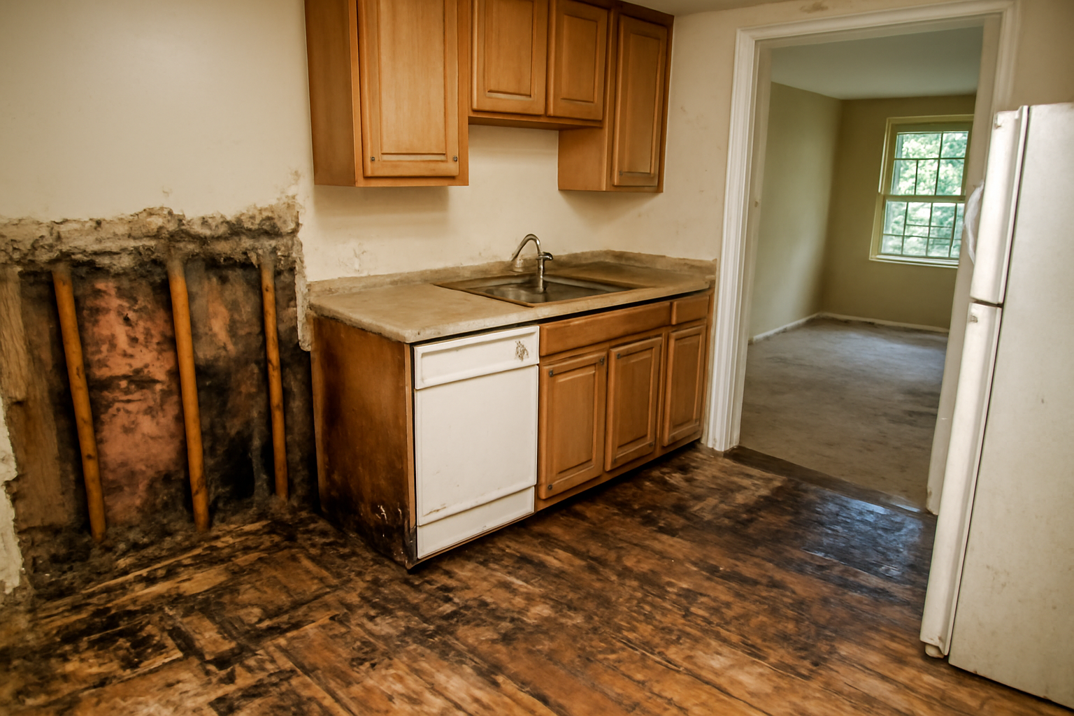 Kitchen Water Damage Restoration in Coral Terrace, FL