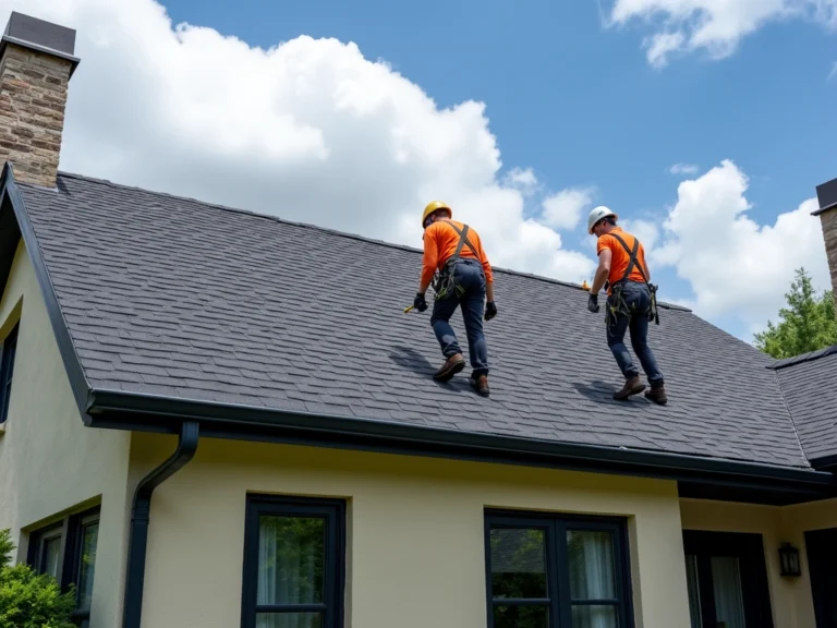 Storm damage repair service