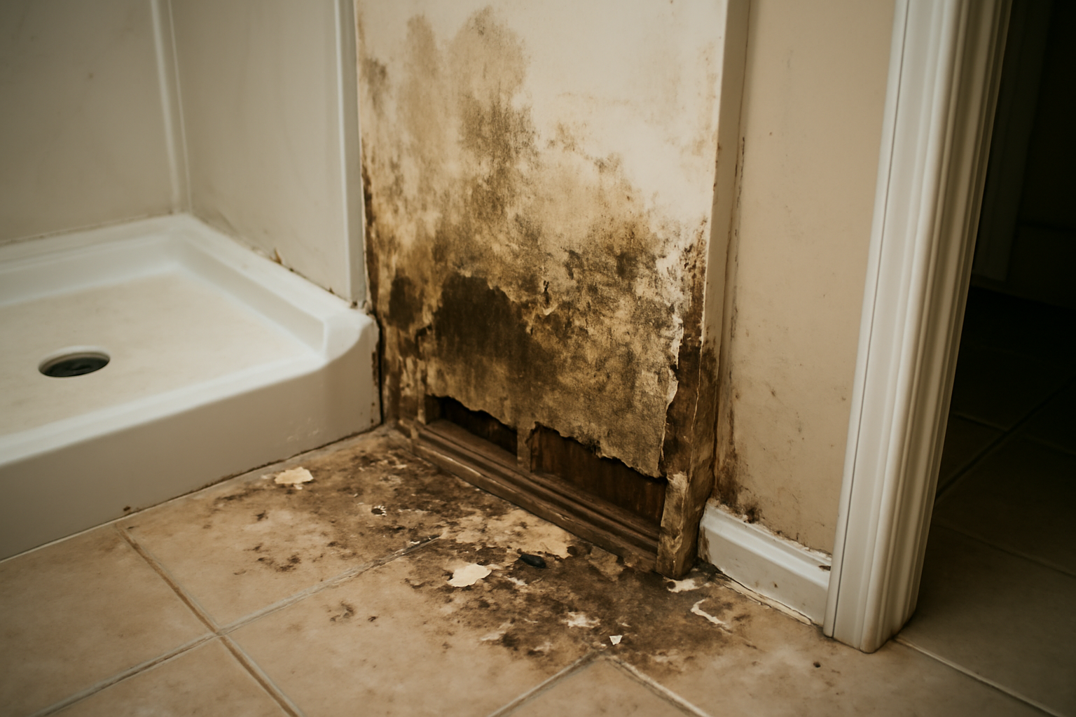 Shower Leak Water Damage Restoration in Hialeah Gardens, FL