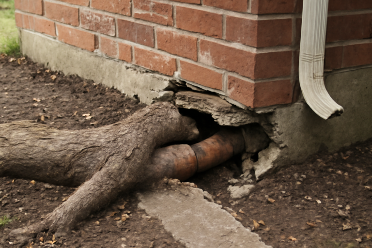 Tree Root Pipe Damage Restoration