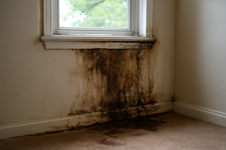 Window Leak Water Damage Restoration